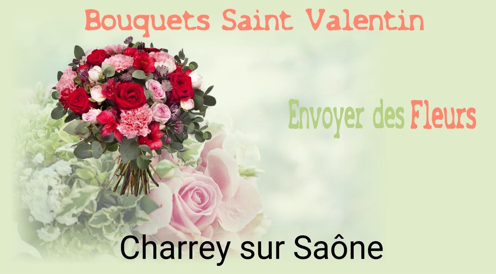 Roses de Saint-Valentin livrées à Charrey-sur-Saône